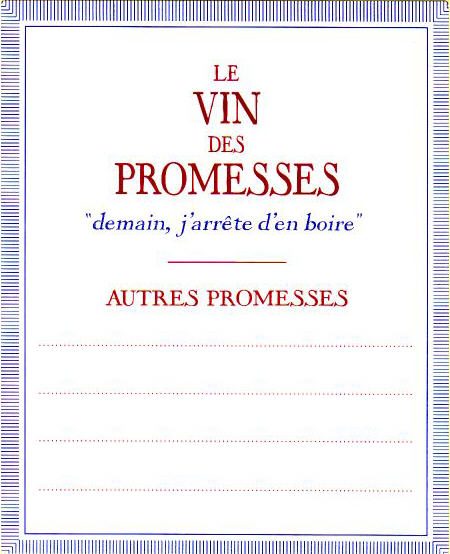 François des Ligneris, Le Vin des Promesses