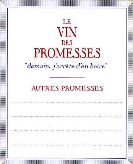 Franois des Ligneris, Le Vin des Promesses