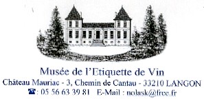 Chteau Mauriac - Muse de l'tiquette