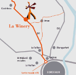 La Winery Philippe Raoux - Plan d'accs