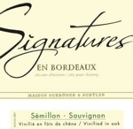 Signatures en Bordeaux Blanc