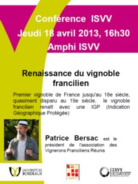 Confrence Patric Bersac