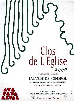 Clos de l'Eglise - Lalande de Pomerol