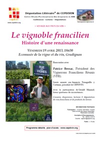 Le vignoble francilien, histoire d'une renaissance