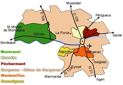Les vins de Bergerac