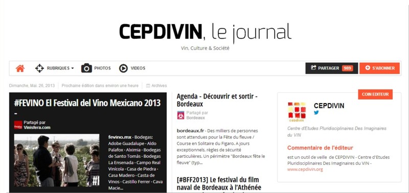 CEPDIVIN, le journal