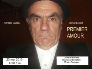 Christian Loustau joue Premier amour de Samuel Beckett