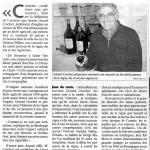 Le vin, païen ou sacré. Sud Ouest 19/01/2013