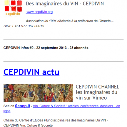 CEPDIVIN infos #