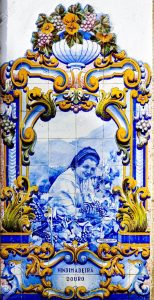 "Vendimadeira", azulejo gare de Pinhao, vallée du Douro.